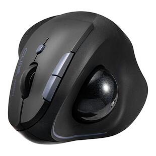 日本SANWA无线轨迹球鼠标蓝牙双模充电静音人体工学垂直竖握CAD