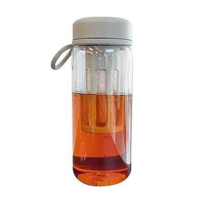 茶水分离水杯简约韩塑料男女水杯