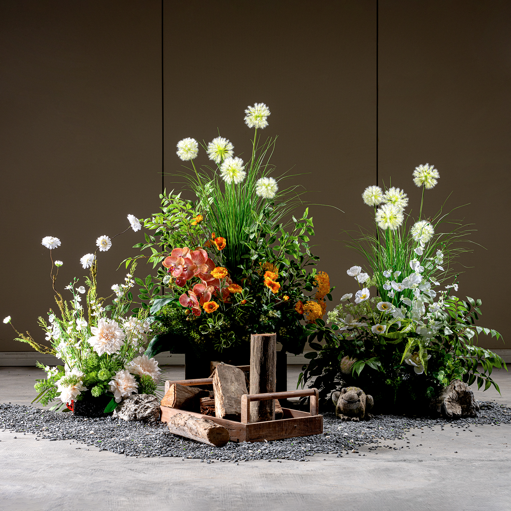 高端仿真绿植造景植物组合室内仿生假树酒店橱窗景观布置装饰摆件