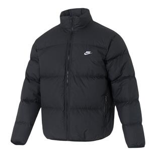 NIKE耐克保暖羽绒服2025秋冬新款男款面包服黑色外套运动服IB2976
