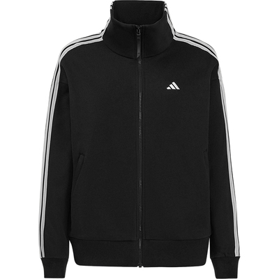 Adidas/阿迪达斯正品春季女士休闲经典运动立领三条纹外套KW0654