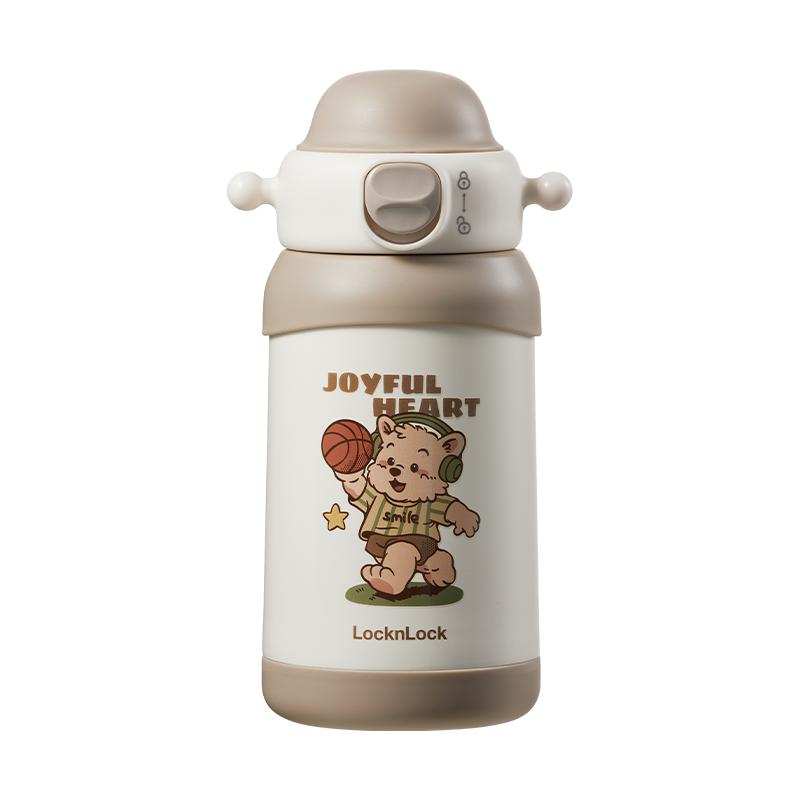 乐扣乐扣保温杯宝宝水杯儿童幼儿园水壶大容量杯子外出便携吸管杯