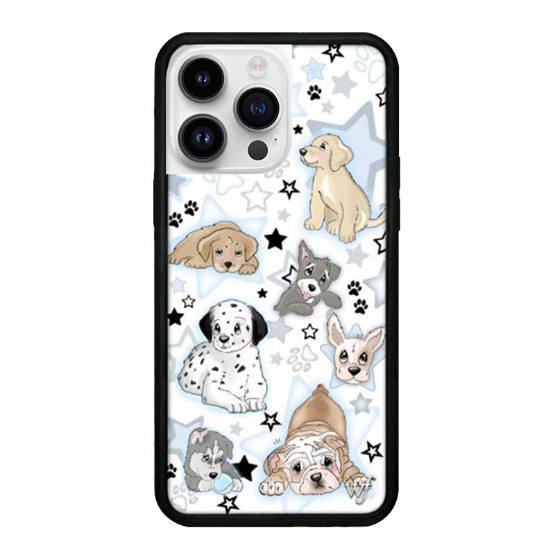Wildflower小狗派对手机壳Puppy Party适用苹果iPhone17/16/15/14/13/Pro/Max