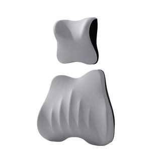 汽车头枕护颈枕一对车用车内座椅靠枕颈枕车载高档记忆棉腰靠枕头