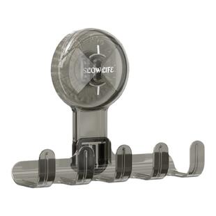 吸盘挂钩插头固定器厨房挂钩卡扣强力承重壁挂式插座电源收纳神器