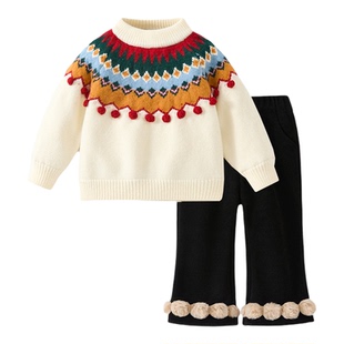 女童2025新款冬装套装冬季婴儿韩系儿童衣服冬季穿搭一整套高级感