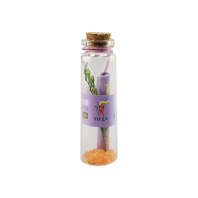十二星座许愿瓶干花装饰品小纸条