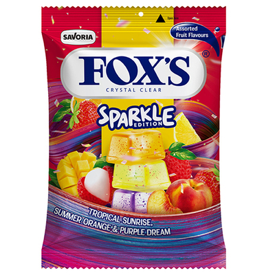 foxs霍士水晶糖咖啡糖硬糖果印尼