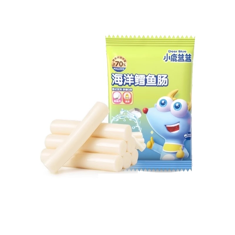 美味解馋零食海洋鳕鱼肠小鹿蓝蓝