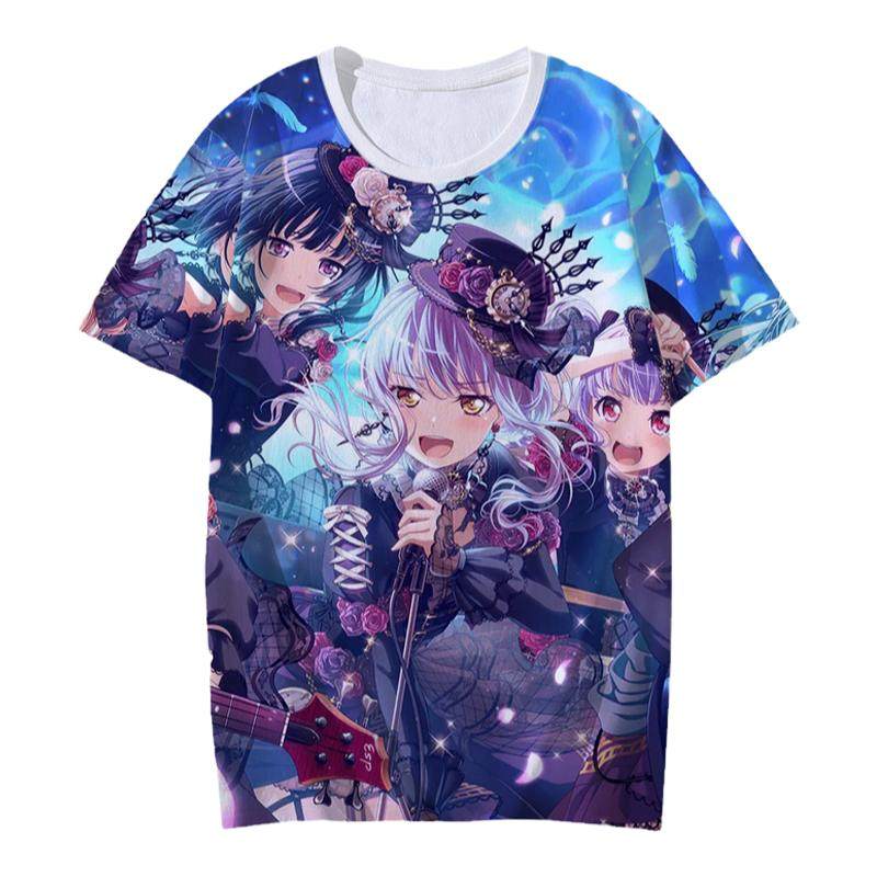 BanGDream短袖T恤动漫速干