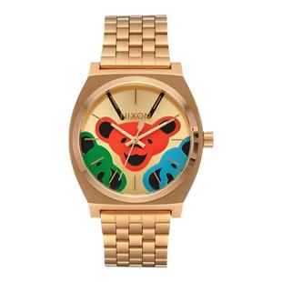 代购Nixon尼克松跳舞小熊联名款 滚石乐队联名款男女小金表A1341