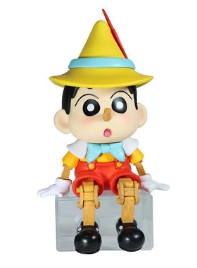 蜡笔小新胖虎潮玩公仔手办摆件