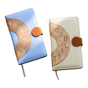 todolist计划本a6每日打卡便携式记事本小号随身日程本手账本效率手册周计划高颜值笔记本本子日历口袋日记本