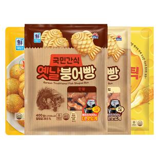 大林鲜鲷鱼烧鲫鱼豆沙饼马苏里拉芝士夹心球芝士夹心条韩国原装