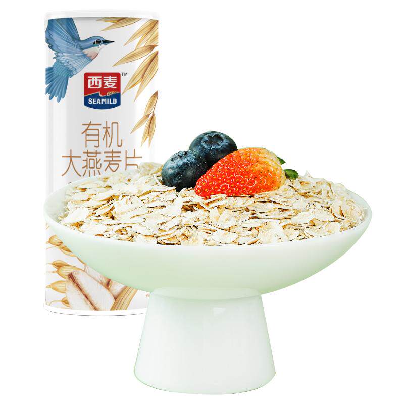西麦有机大燕麦片350g罐装