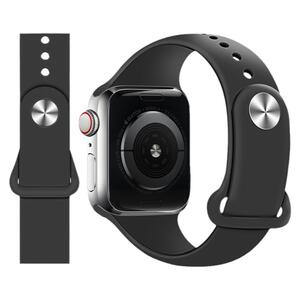 适用apple watch9/8表带ultra硅胶s6苹果s7手表iwatch8/7/6/5/se/3/4代49/44/42mm手表带S4智能配件男女款S8