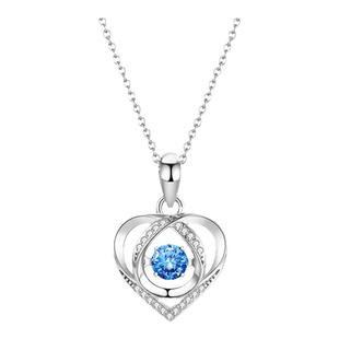 跳动的心项链女生纯银高级感轻奢小众2025年新款士生日情人节礼物