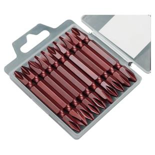 电动螺丝刀批头十字螺丝刀高硬度螺丝手电钻强磁圈起子风披头套装