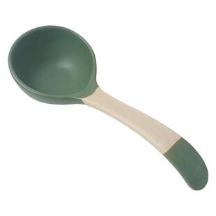 日式手作复古胖胖大汤勺陶瓷家用高颜值厨房长柄盛汤粥勺喝汤勺子