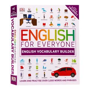 词汇指南 DK人人学英语 英文原版自学教材English for Everyone English Vocabulary Builder词汇书图解词典 雅思托福用书