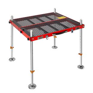 依肯国际钓台钓鱼台轻量化铝合金镂空钓台水上镂空钓鱼平台