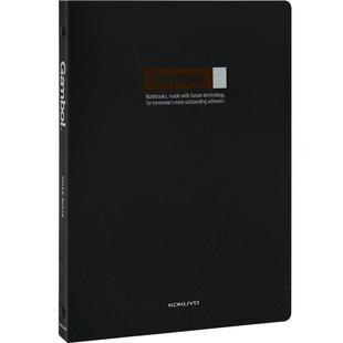 日本Kokuyo国誉A5活页本Gambol渡边线圈可拆换替芯B5办公商务男女26孔20孔横线方格加厚硬外壳笔记事本黑色系