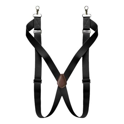 背带夹男士古铜挂钩松紧防滑肩带