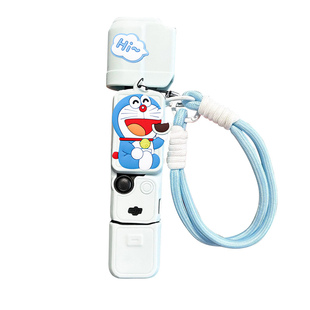 大疆pocket3相机保护壳女生叮当猫硅胶挂绳保护套ket屏幕防摔外壳