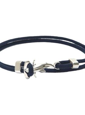 锤头鲨鱼手工编织手绳男海洋生物