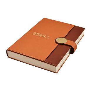 2026年日程本每日一页时间管理记事本高颜值商务办公高档笔记本本子可定制工作打卡效率手册日历计划本印logo