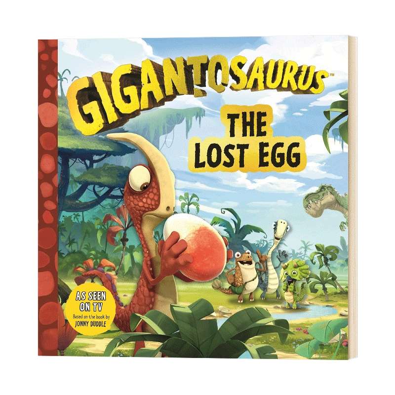 现货 进口英文原版 Gigantosaurus: The Lost Egg小恐龙大冒险4 获奖童书 原版卡通亲子故事绘本 6-9岁平装儿童外文书