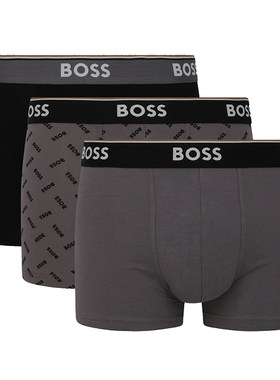 HugoBoss男士3件装四角内裤