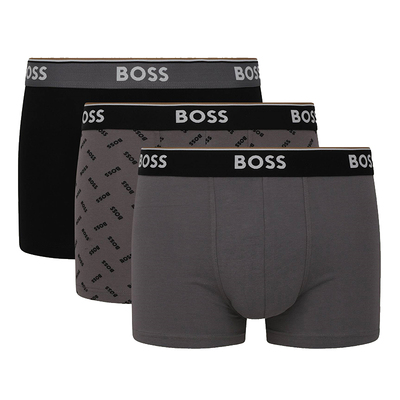 HugoBoss男士3件装四角内裤