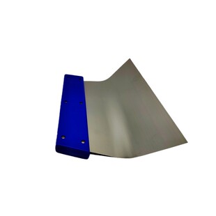 汽车贴膜工具塞膜神器弯型铁刮板蓝柄北斗星金属软钢刮薄大梯形刮