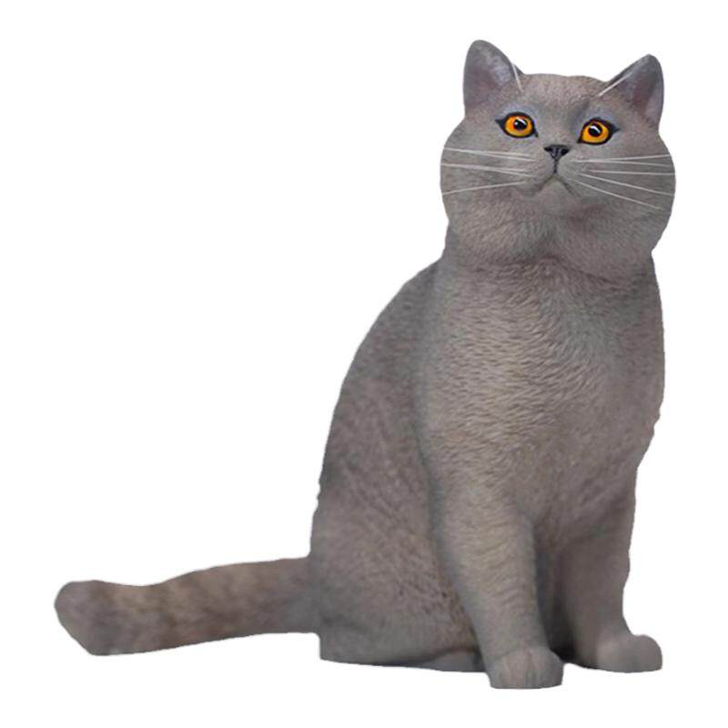 猫咪模型手办蓝猫模型玩偶摆件
