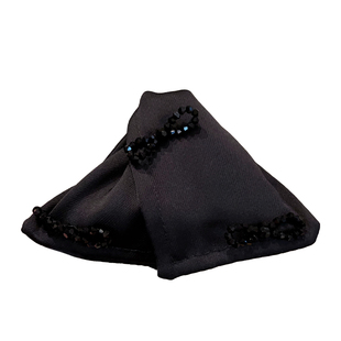 韩国缎面三角形抓夹高级感气质优雅马尾夹显发量后脑勺盘发鲨鱼夹