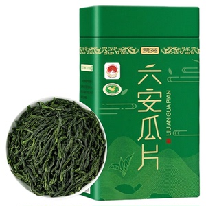 贡苑六安瓜片新茶头采高山正宗原产泡水喝的饮品绿茶叶官方旗舰店