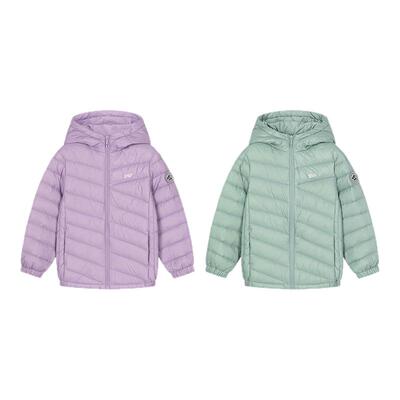 水孩儿童装儿童轻薄羽绒服男童宝宝女童亲子装秋冬装户外保暖外套