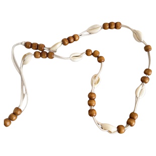 波西米亚贝壳编织腰链女民族风配裙子装饰连衣裙腰绳腰带腰间配饰