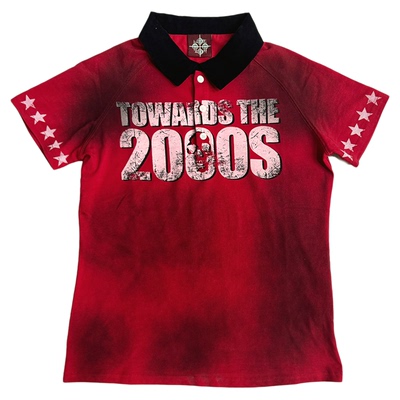 DETW2000S正肩水洗拼色POLO衫