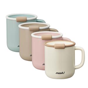 mosh马克杯带盖保温杯咖啡杯办公室家用桌面水杯子仙女杯礼物