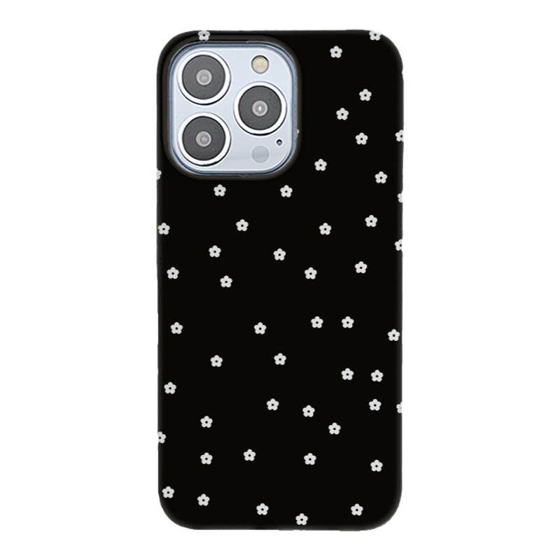 ins小众小碎花iphone15菲林手机壳13半包硬壳14pro防摔菲林软壳12mini苹果11xsmax简约78plu