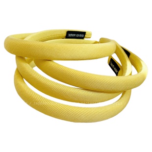 韩系小鸡黄色布艺发箍女简约高颅顶外出百搭发卡洗脸压发头箍发饰