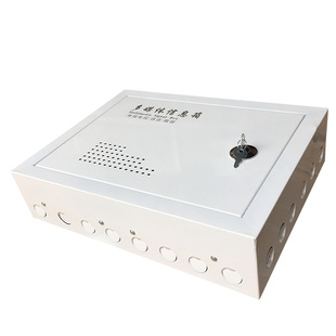 家用明装多媒体集线箱信息箱带锁弱电箱网络布线箱400 300挂墙式