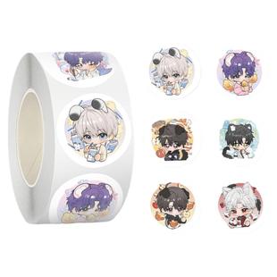 【大图释官方授权】500张卷卷贴卡通可爱恋与深空贴纸手帐防水贴画行李箱手机壳标签贴纸装饰女孩封口自粘diy