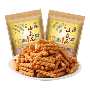 卧龙酥脆手工小麻花108g*10包批发网红休闲零食小吃办公室解馋香