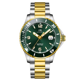 【70周年】上海手表新款3080潜水200米防水游泳夜光绿水鬼陶瓷圈