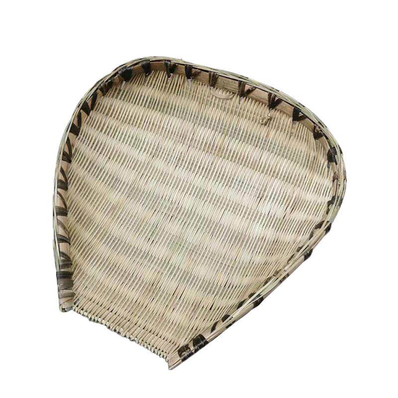 竹编簸箕筲箕竹篮竹筛农家手工青皮竹筐厨房洗菜沥水晾晒装饰家用