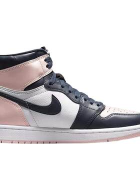 AirJordan1泡泡糖黑粉脚趾球鞋