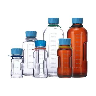 DURAN 肖特蓝盖试剂瓶透明/棕色YOUTILITY瓶GL45带盖硅胶标识环玻璃瓶 果汁咖啡 茶杯 酒瓶 储酒器